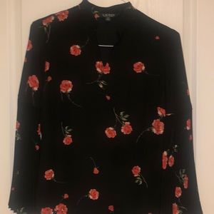 Lauren by Polo Ralph Lauren Flower Blouse